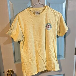 Simply Southern Light Yellow Short Sleeve Tee